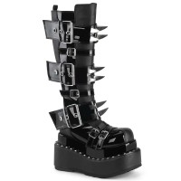 Bear-215 - Black Vegan Leather Pat