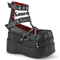 Bear-28 - Black Vegan Leather  