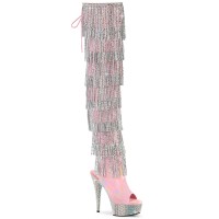 Bejeweled-3017HG-RSF - Pink Hologram Patent Silver AB