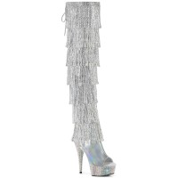 Bejeweled-3017HG-RSF - Silver Hologram Metallic Pu AB