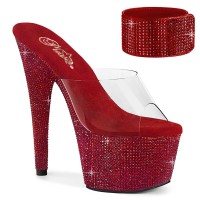 Bejeweled-712RS - Clear Ruby Red