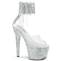 Bejeweled-724RS-02 - Clear Silver Multi Rhinestones