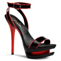 Blondie-631-2 - Black Patent/Red