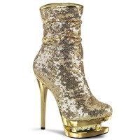 Blondie-R-1009 - Gold Sequins Chrome  