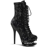 Blondie-R-1020 - Black Sequins  