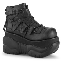 Boxer-13 - Black Vegan Leather  