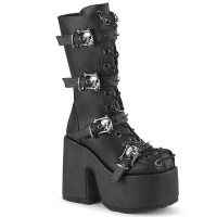 Camel-115 - Black Vegan Leather