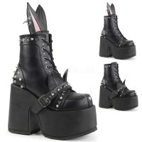Camel-202 -  Black Vegan Leather   