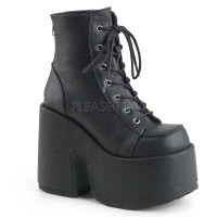 Camel-203 - Black Vegan Leather