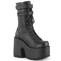Camel-250 - Black Vegan Leather  