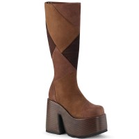 Camel-280 - Brown Multi Vegan Suede