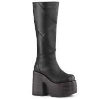 Camel-280 - Black Vegan Leather
