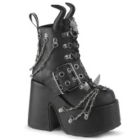 Camel-64 - Black Vegan Leather