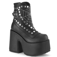 Camel-70 - Black Vegan Leather