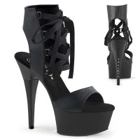 Captiva-600-14 - Black Faux Leather Matte