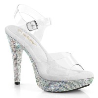 Cocktail-508DM - Clear Silver Multi