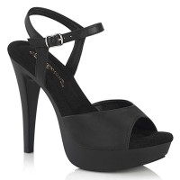 Cocktail-509 - Black Faux Leather Matte