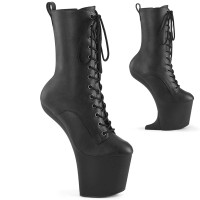 Craze-1040 - Black Faux Leather Matte