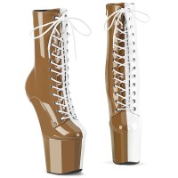 Craze-1040TT - Taupe White Pat