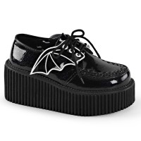 CREEPER-205 - Black Glitter Vinyl