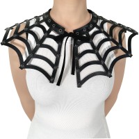 Da-213 - Shoulder Cover - Black Vegan Leather