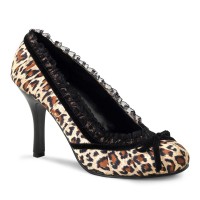 Funtasma Dainty-420 - Cheetah Print Satin