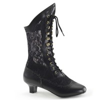 Funtasma Dame-115 - Black Pu-Lace
