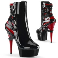 Delight-1012 - Black Red Pat  