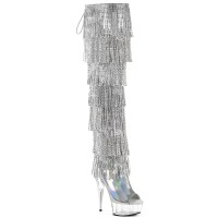 Delight-3017HG-RSF - Silver Hologram Metallic Pu Clear