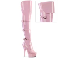 Delight-3018 - Pink Stretch Patent