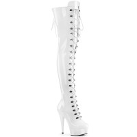Delight-3022 - White Stretch Patent