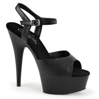DELIGHT-609 - Black Pu Black Matte