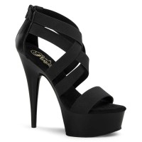 Delight-669 - Black Elasticated Band/Black