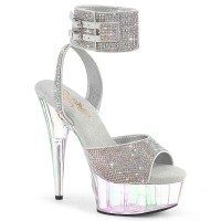 Delight-691HTRS - Silver AB Rhinestones TPU Hologram
