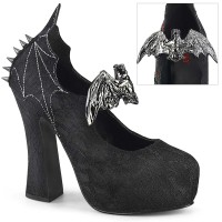 Demon-18 - Black Satin Lace  