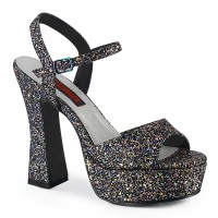 Dolly-09 - Black Multi Glitter