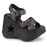 Dynamite-02 - Black Multi Glitter