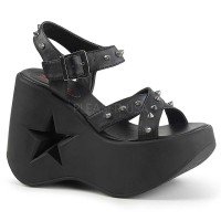 DYNAMITE-02 - Black Vegan Leather