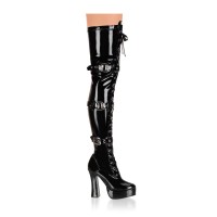 Electra-3028 - Black Stretch Patent