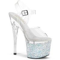Esteem-708LG - Clear White Multi Glitter