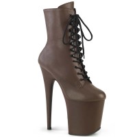 Flamingo-1020 - Mocha Faux Leather Matte
