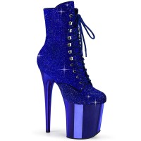 Flamingo-1020CHRS - Royal Blue Rhinestones Chrome