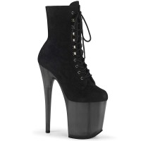 Flamingo-1020FST - Black Faux Suede  