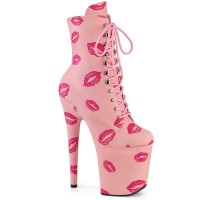 Flamingo-1020KISSES - Pink Faux Leather