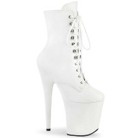 Flamingo-1020WR - White Faux Leather