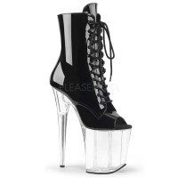 Flamingo-1021 - Black Pat Clear  