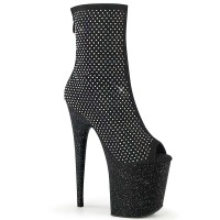 Flamingo-1031GM - Black Fabric RS Mesh Matte
