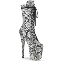 Flamingo-1050SP - Black White Snake Print  