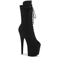 Flamingo-1051FS - Black Faux Suede  