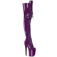 Flamingo-3020GP - Purple Glitter Patent